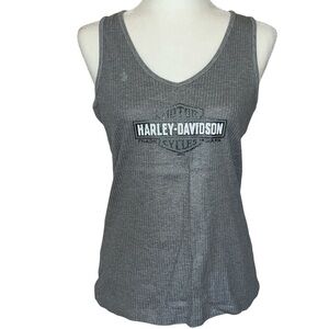 Harley-Davidson Gray Tee with Iconic Logo